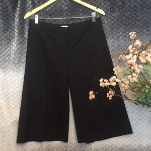 Symmetry black gaucho dress pants wide leg